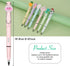 Forever Pencil,6PCS Everlasting Pencil with Extra 6 Removable Cartoon Decorations 6 Replaceable Nibs Reusable Inkless Pencils Magic Pencil Set for...