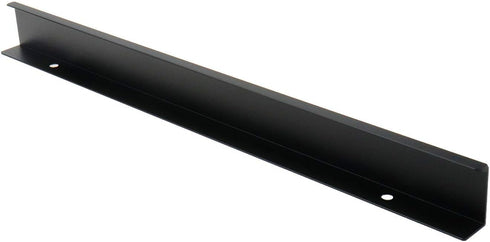 LC LICTOP 350mm/13.78" Black Mount Finger Edge Pull Concealed Handle for Home Kitchen Door Drawer Cabinet (Hole Distance: 256mm/10) 6pcs...