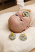 BIBS Pacifiers Colour Collection | Natural Rubber Baby Pacifier | Set of 2 BPA-Free Soothers | Made in Denmark | 0+ Months (Pack of 2) | Cloud/Blu...