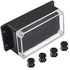 Junction Box IP65 Waterproof ABS Plastic Electrical Project Case Power Junction Boxes, Clear Cover Project Box with Fixed Ear 6.22x3.54x2.36 inch ...