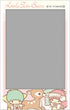 1 X Fuji Instax Mini Films Usable with Polaroid Mio & 300 - Lomo Diana Instant Back - Little Twin Stars -...