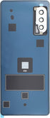 Pink Acrylic Glass Back Panel Cover Replacement for Sony Xperia 10 III with Pre-Install Adhesive Rear Camera Frame Rear Camera's Lens and Installa...