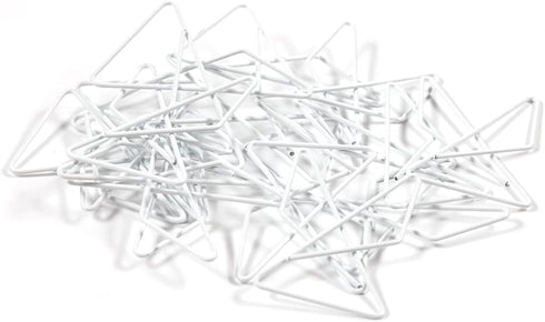 JAM PAPER Colorful Butterfly Clips - White Paper Clamps - 15/Pack...