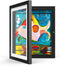 Kids Art Frame Front Opening Kids Artwork Frames Changeable Display 6.1x9.6 with Mat or 7.5x10.8 Without Mat Kid Artwork Picture Frames for Kids A...