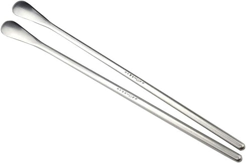 JASHII Matte Long Handle Spoon Cocktail Mixing Stirring Spoons Iced Tea Coffee Spoons with 8.6 inch Long Handle Brushed SUS304 Stainless Steel, 6-...