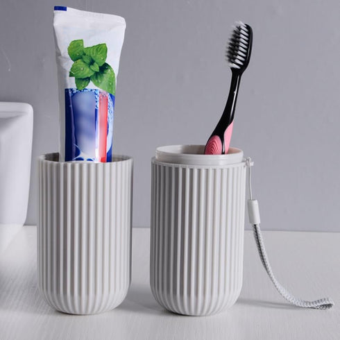 1Pcs Travel Toothbrush Holder, Portable Toothbrush Cup Case Long 7.7 inch for Traveling, Camping, Business Trip and School, Multifuction Toothbrus...