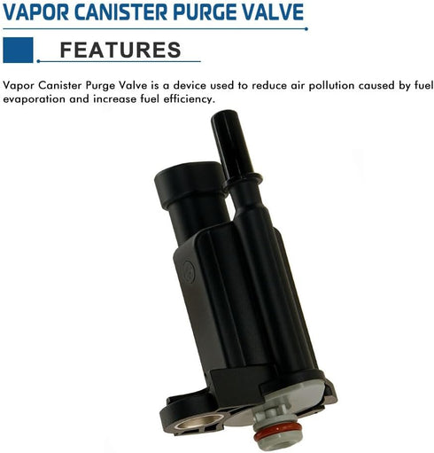 Emission Vapor Canister Purge Valve Solenoid Compatible with 2004-2009 Chevy Silverado 1500 2500 3500 Tahoe GMC Sierra Escalade Yukon Avalanche Ve...