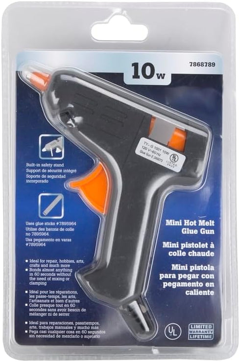 Edward Tools Mini Hot Glue Gun Kit and Sticks Set - Glue Sticks - Bonds in 60 Seconds - For Crafts, Kids, Fabric, Home Repairs, Art - Safety Stand...