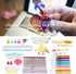 64PCS Crochet Needle Set, Crochet Hook Full Set Yarn Knitting Needles Sewing Tools Knit Gauge Scissors Stitch Marker DIY Craft Tools Coloured Alum...