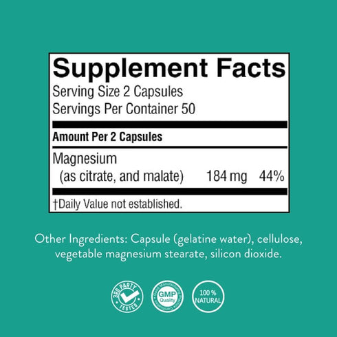 Nature’s Sunshine Magnesium Complex - High Potency Magnesium Supplement for Muscle Function, Energy Production, & Reduction of Tiredness and Fatig...