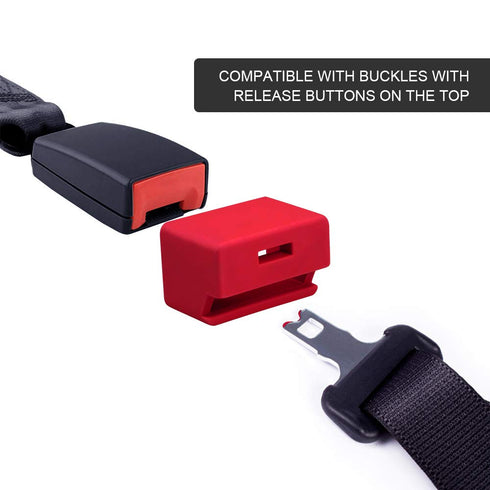 Morlike Silicone Seatbelt Secure Buckle Safety Cover Lock | Keep Children Safe in Car Seat and Prevent Kids from Accidentally Unbuckling | Buckle ...