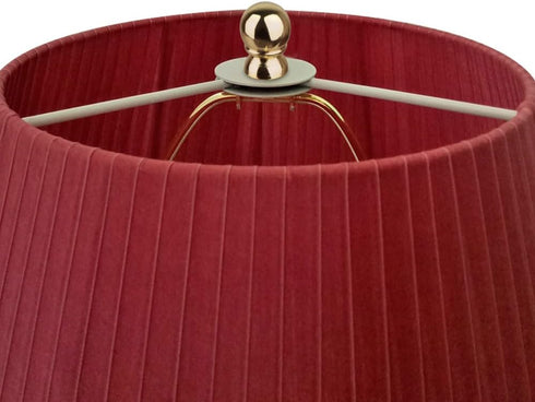 10 Inch Lamp Harp, 2 Set Gold Lamp Shade Harp Holder with Finial, DIY Detachable Replacement Lampshade Adapter Harp Bracket Hardware for Table/Flo...