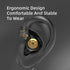 KZ EDX PRO Wired Earbud with Heavy Bass Stereo HiFi Earphone Fit in Ear Suitable for Audiophile,1DD New 10mm Dynamic Driver IEMs in-Ear Headphone ...