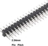 uxcell 20Pcs 2.54mm Pitch 40-Pin 12mm Length Double Row Straight Connector Pin Header Strip for Prototype Shield...