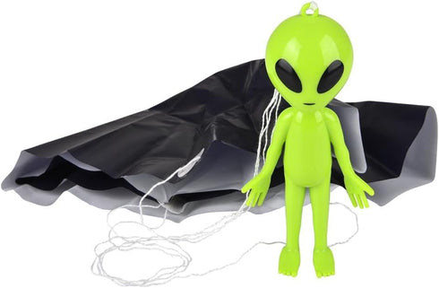 Forest & Twelfth Alien Paratroopers with Parachutes, 12Pcs, 4 Inch Extraterrestrial Toys for Boys & Girls, Space-themed for Outdoor Play, Collecti...