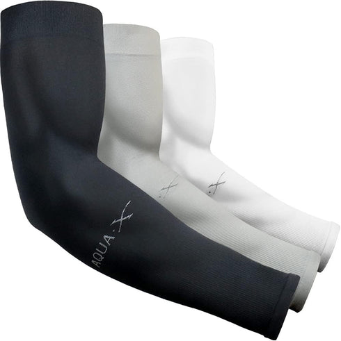 beister 3 Pairs UV Protection Cooling Arm Sleeves for Women Men, Sunblock Protective Long Arm Cover Warmer (One size fit all, 3 Pairs (Black/White...