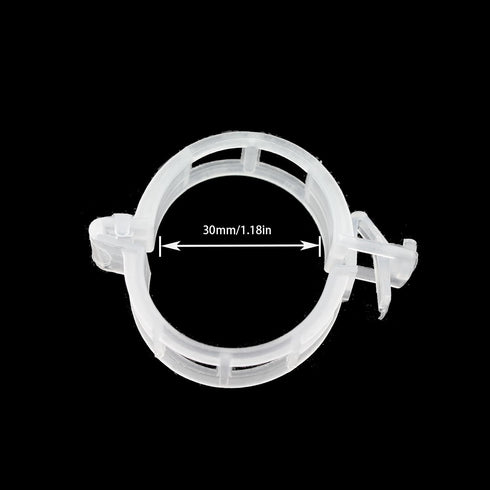 100PCS 30MM Grafting Tool Plant Growth Clamp Vegetable Fastening Clamp Garden Clamp Hanging Seedling Clamp Plastic Trellis Clamp Suitable for Frui...