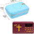 Leayjeen Travel Carry Case Compatible with WONDER BIBLE NIV- The Talking Audio Bible Player (New International Version)(Case Only)(Blue)......