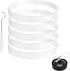 5 Pack Rubber Gaskets Replacement Seal White Ring for Nutri Ninja Blender Replacement for Ninja Auto iQ Pro Extractor CT680 BL456-30 BL480 BL681A ...