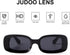 JUDOO Trendy Rectangle Sunglasses for Women Men Retro 90s Y2K Glasses Thick Square Blue Pink Frames...