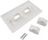 CAT.6 RJ45 Ethernet Wall Plate, OZXNO 1-Pack RJ45 Female to Female Keystone Jack Wallplate Removable Cat6 Inline Coupler Faceplate Compatible with...