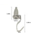 20 Pcs Adjustable Metal Art Gallery Display Hanger Hooks, Professional Wire Rope Rail Picture Hanging Hooks, Hanger System Accessories for 1mm-2mm...