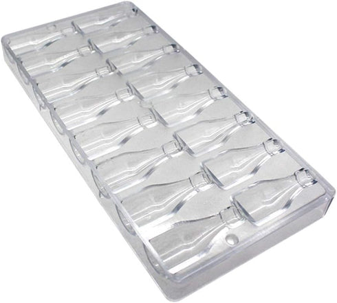 Goldbaking Bottle Shaped Chocolate Mold Poly-carbonate Candy Mould Hard PC Chocolate Molds...