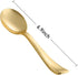 N9R 72Pcs Gold Plastic Spoons - Solid, Durable, Heavy Duty Gold Plastic Silverware - Disposable Cutlery for Parties, Weddings and Dinner...