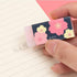 3 Pcs Pink Lovely Cherry Blossoms Rubber Erasers of Sakura Petal Sketch Painting Pencil Correction Tool School Office Stationery Supply Standard P...