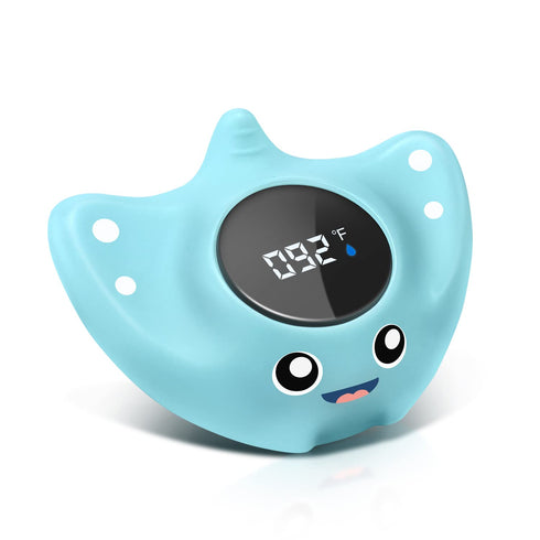 Baby Bath Thermometer - BabyElf Safety Bathtub Thermometer - Floating Bathing Toy for Infant - New Upgraded Mute Visual Alert, Gift for Mom and Ne...