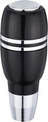 Arenbel 4" Automatic Push Button Gear Shift Knob Polished Aluminum Car Lever Stick Shifter Handle Fit Most Auto Transmission Vehicles, Black...