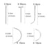 82 Pcs Wig Making Kit T Pins I Type J C Curved Needles for Hair Extensions Sewing Weaving Knitting Modelling Crafts...