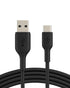 Belkin BoostCharge USB-C Cable (3M/9.8ft), USB-C to USB-A Cable, USB Type-C Cable for iPhone 15 Series, Samsung Galaxy S24, S24+, Note20, Pixel 8,...