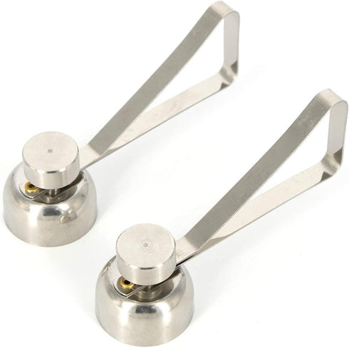 Mayata 2PCS Metal Stainless Steel Egg Scissors Egg Topper Cutter Triangle Shape Shell Opener Boiled Raw Egg Open Creative Kitchen Accessories Tool...