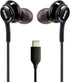 UrbanX OEM 2021 Type-C Stereo Headphones for Samsung Galaxy Z Flip3 5G Braided Cable - with Microphone - Black - USB-C Connector (US Version)...