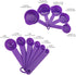 Plastic Measuring Cups and Spoons Set of 11, Kitchen Measuring Cups and Spoons Set for Dry & Liquid Ingredients, 5 Measuring Cups & 6 Measuring Sp...