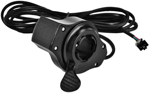TOPINCN Thumb Throttle Speed Control LCD Battery Voltage Display Accessory Electric Scooter Electric 12V - 99V...