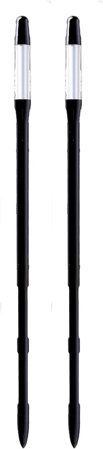 Aquameter - Large - Black - Bundle of 2 - Leave-in Soil Moisture Meter for Potted Plants - Plant Water Sensor - Refillable...