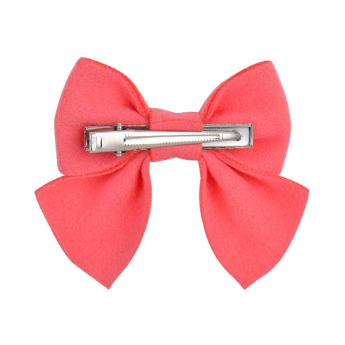32PCS/16Colors 3.5 Inches Baby Girls Hair Bows Clips Alligator Clips Felt Woolen Hair Barrettes Hair Accessories for Toddlers Infants Kids and Lit...