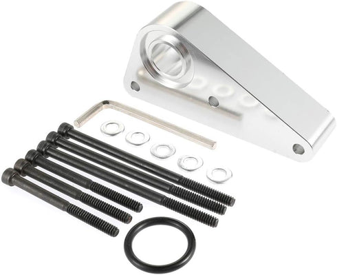 DEF 14010 Deep Transmission Pan Filter Extender Fits A518, A618 and A727 Transmissions Replacement for1997 Ram 1500,2006 Ram 3500 (silver)...