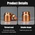 2PCS Round Metal Pill Case, Aluminum Alloy Waterproof Travel Pill Organizer Pill Container for Outdoor Camping Hiking Travel......