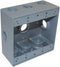 TOPAZ 3/4" 7 Hole Double Gang Weatherproof Box | Electrical Box...