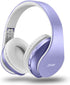 ZIHNIC Bluetooth Headphones Over-Ear, Foldable Wireless and Wired Stereo Headset Micro SD/TF, FM for Cell Phone,PC,Soft Earmuffs &Light Weight for...