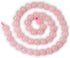 45PCS 8mm Natural Rose Quartz Gemstone Round Loose Bead Pink Crystal for Jewelry Making 1 Strand 15"...