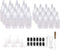 24pcs(12pcs 30ml; 12pcs 60ml) Plastic Squeeze Bottles with Twist Cap Cookie Decorating Supplies, Cookie Supplies Writer Bottles Food Coloring and ...