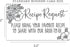 m&h invites 50 Modern Floral Bridal Shower Recipe Request Cards - Invitation Inserts...