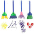 Kids Paint Brushes Set, 12 Pack Washable Sponge Painting Brushes, Early Learning Sponge Painting Tools Arts Craft...