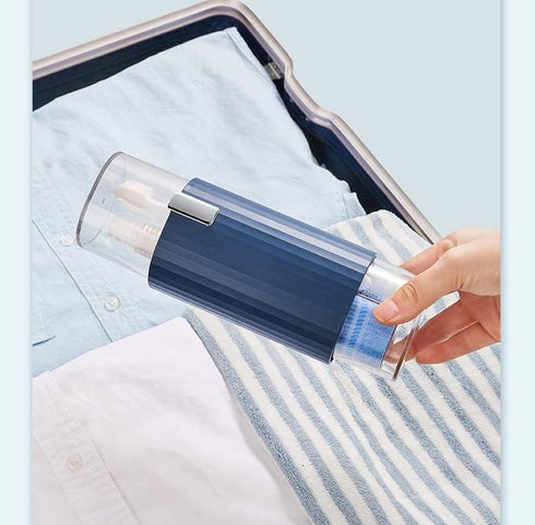 6 In 1 Travel Toothbrush Cup Multifunctional Travel Bottle Set Portable Business Trips Toothpaste Case Holder Multi-layer Container Storage Box Or...