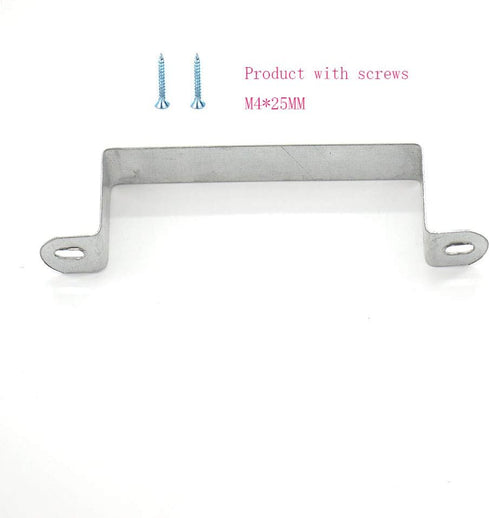 Fence Panel Security Brackets for Concrete or Wooden, Pack of 10, Posts Fits 4” x 4” Posts Strong Galvanised Steel Predrilled with 20 Screws...
