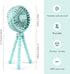 Suteng Stroller Fan Flexible Tripod Clip On Baby Fan, Battery Operated Mini Portable Handheld Fan for Car Seat Crib Stroller, USB Rechargeable Sma...